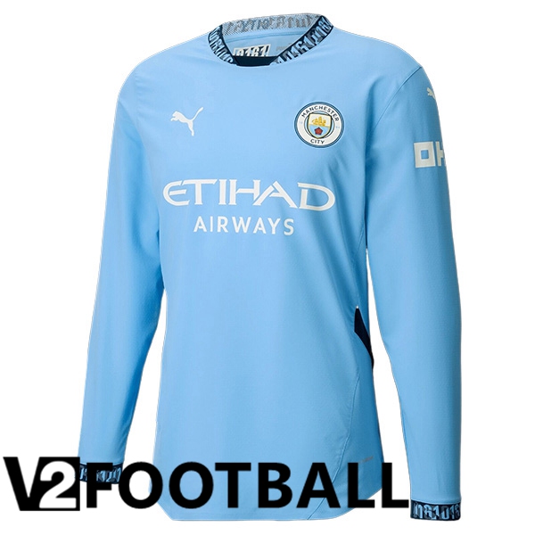 Manchester City Home New Soccer Shirt Long sleeve 2024/2025