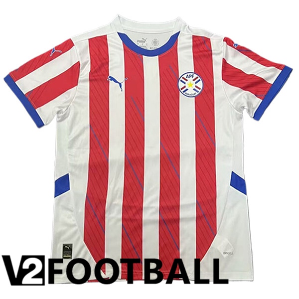 Paraguay Home Soccer Shirt 2024/2025