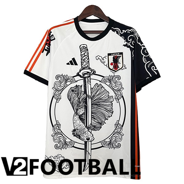 Japan Special Edition Soccer Shirt White/Black 2024/2025