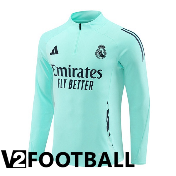 Real Madrid Training Sweatshirt Green 2024/2025