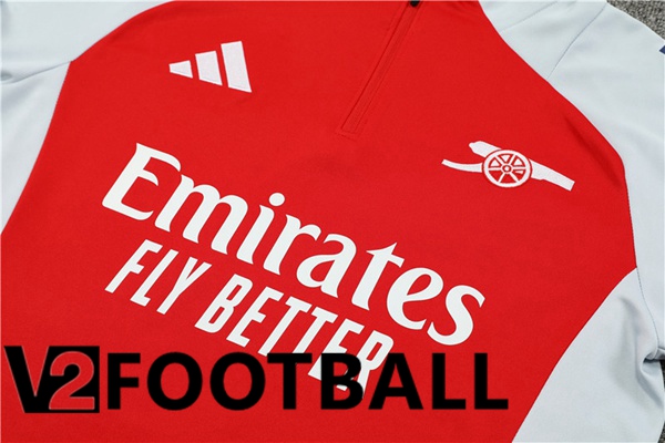 Arsenal kit Training Tracksuit Red White 2024/2025