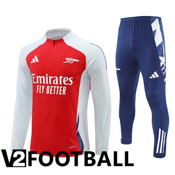 Arsenal kit Training Tracksuit Red White 2024/2025