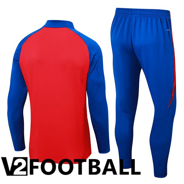 Spain kit Training Tracksuit Red Blue 2024/2025