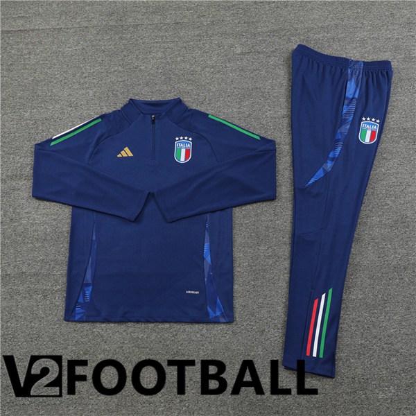 Italy kit Training Tracksuit Blue Royal 2024/2025