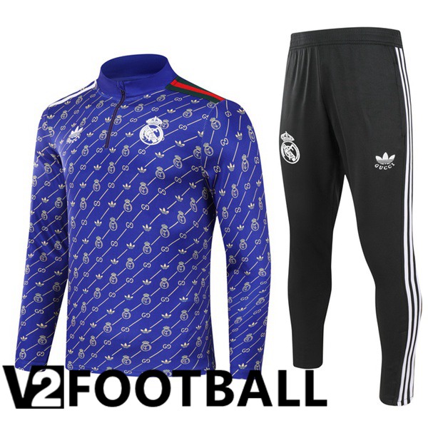 Real Madrid kit Training Tracksuit Blue 2024/2025