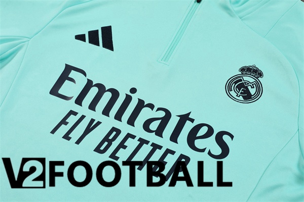 Real Madrid kit Training Tracksuit Green 2024/2025