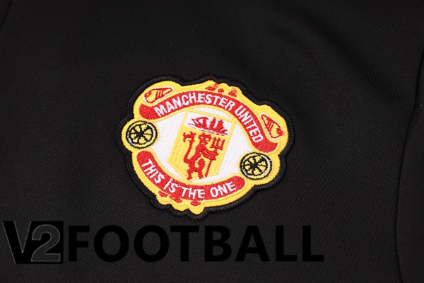 Manchester United Training Jacket Suit Black 2024/2025