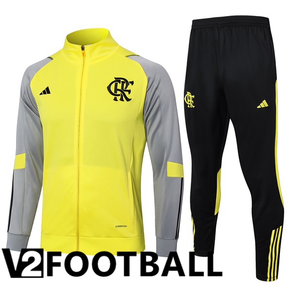 Flamengo Training Jacket Suit Yellow 2024/2025