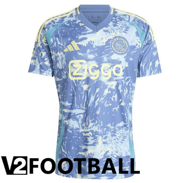 AFC Ajax Away Soccer Shirt Blue 2024/2025