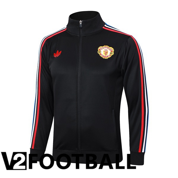 Manchester United Training Jacket Black 2024/2025