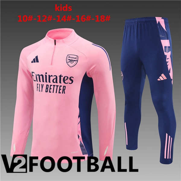 Arsenal Kids kit Training Tracksuit Pink 2024/2025