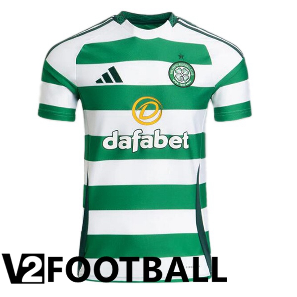 Celtic FC Home Soccer Shirt Green White 2024/2025