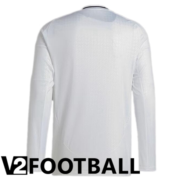 Real Madrid Home Soccer Shirt Long sleeve White 2024/2025