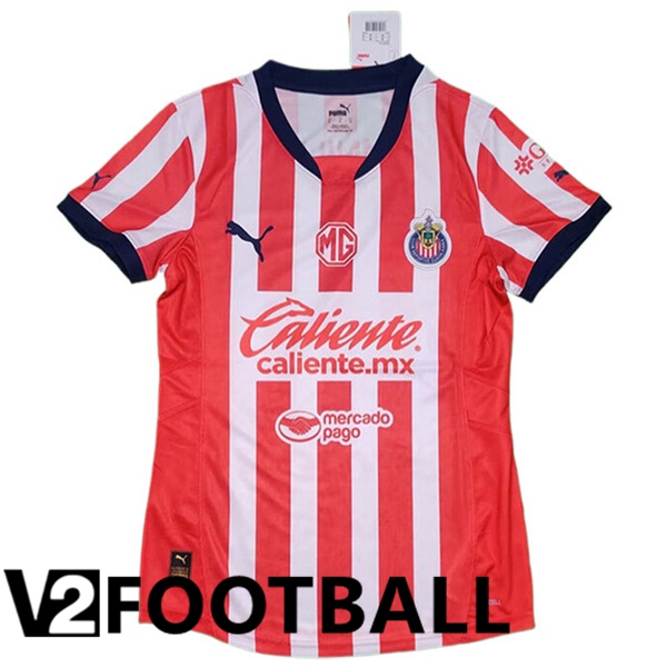 CD Guadalajara Women Home Soccer Shirt 2024/2025