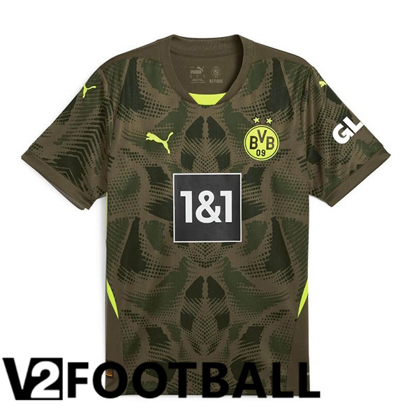 Dortmund BVB Goalkeeper Soccer Shirt Green 2024/2025
