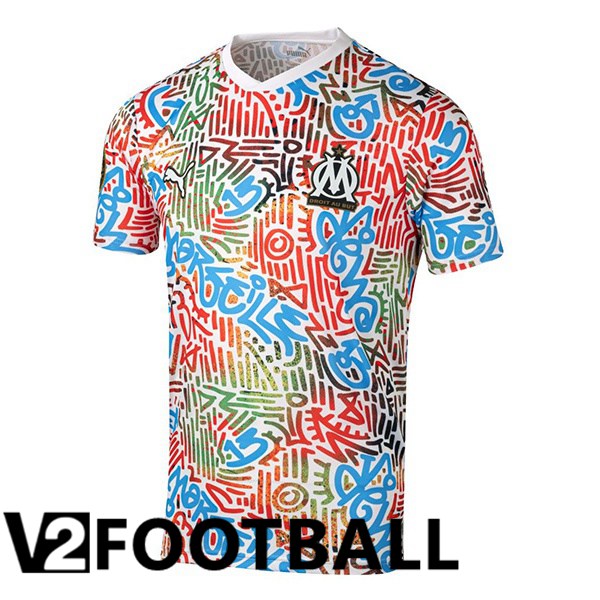 Marseille OM Soccer Shirt Africa White 2024/2025