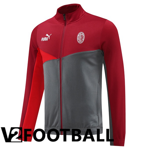 AC Milan Training Jacket Red Grey 2024/2025