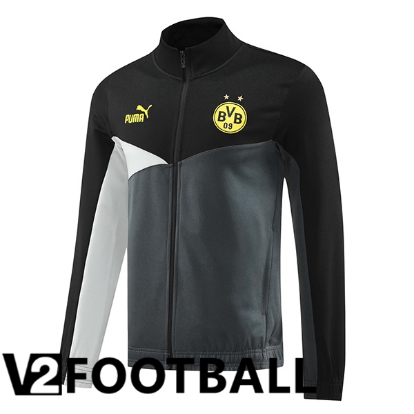 Dortmund BVB Training Jacket Black Grey 2024/2025