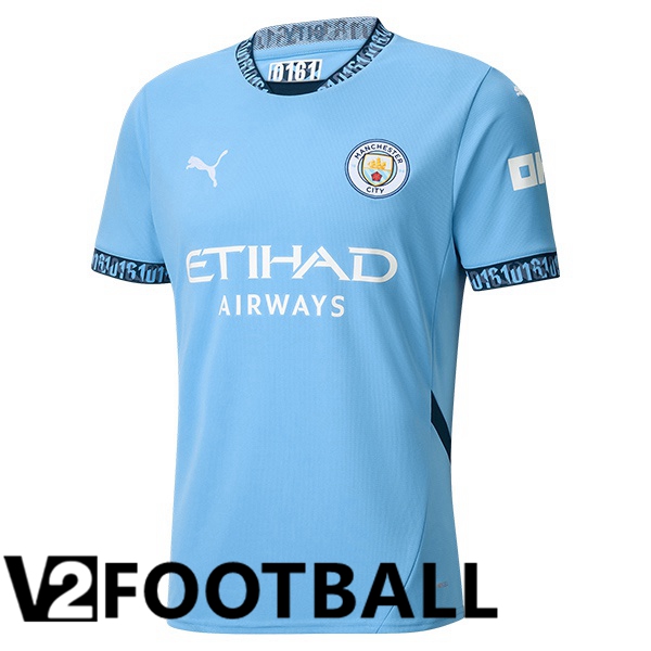 Manchester City Home Soccer Shirt Blue 2024/2025