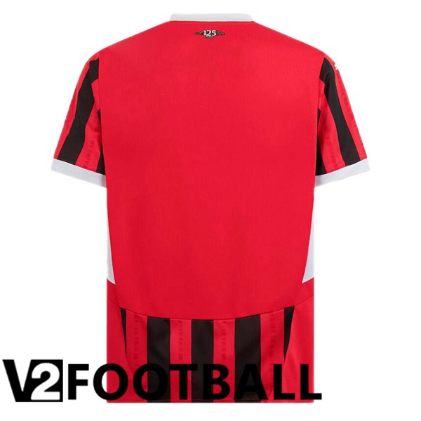 AC Milan Home Soccer Shirt Red Black 2024/2025