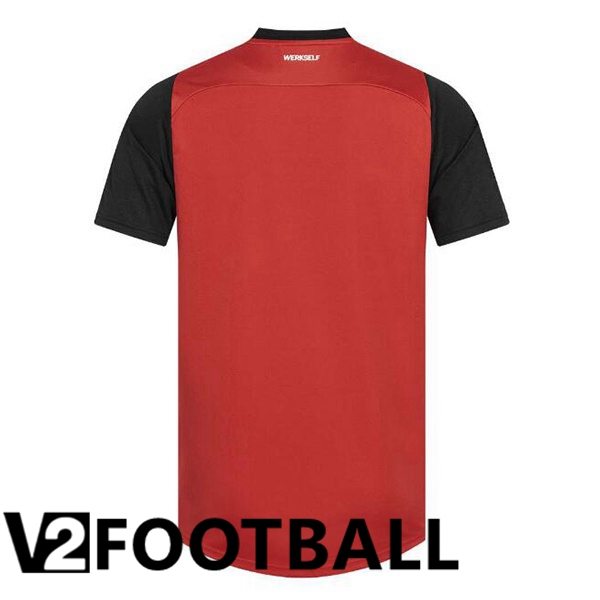 Bayer 04 Leverkusen Home Soccer Shirt Black Red 2024/2025