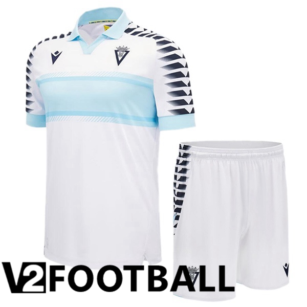 Cadiz CF Kids Away Soccer Shirt White 2024/2025