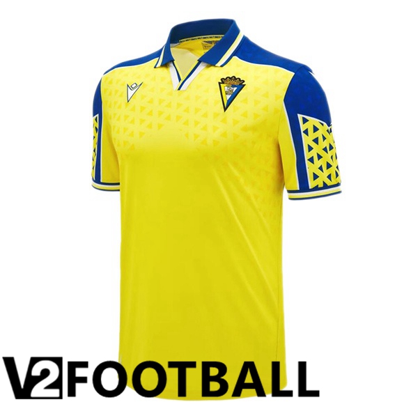Cadiz CF Home Soccer Shirt Yellow 2024/2025
