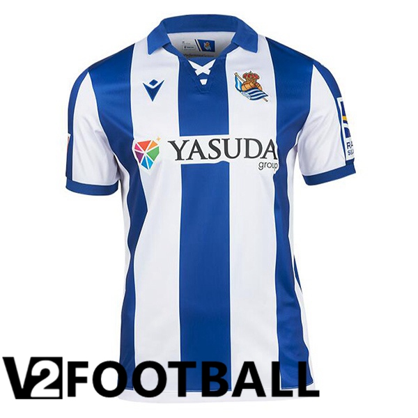Real Sociedad Home Soccer Shirt Blue 2024/2025