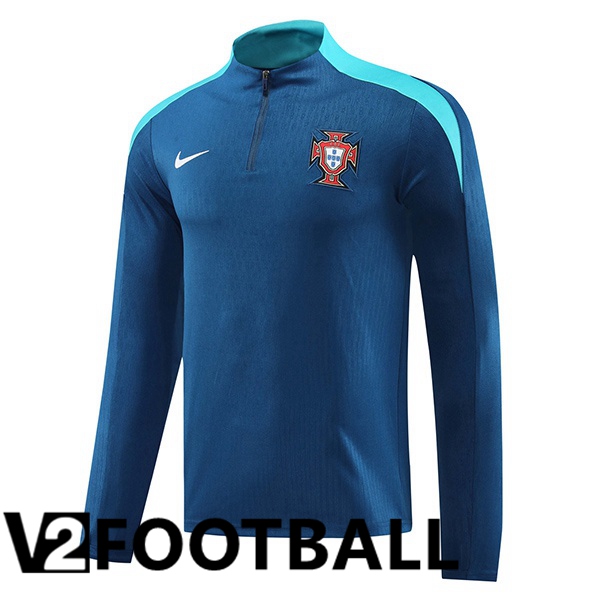 Portugal Training Sweatshirt Blue Royal 2024/2025