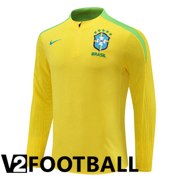 Brazil Training Sweatshirt Yellow 2024/2025