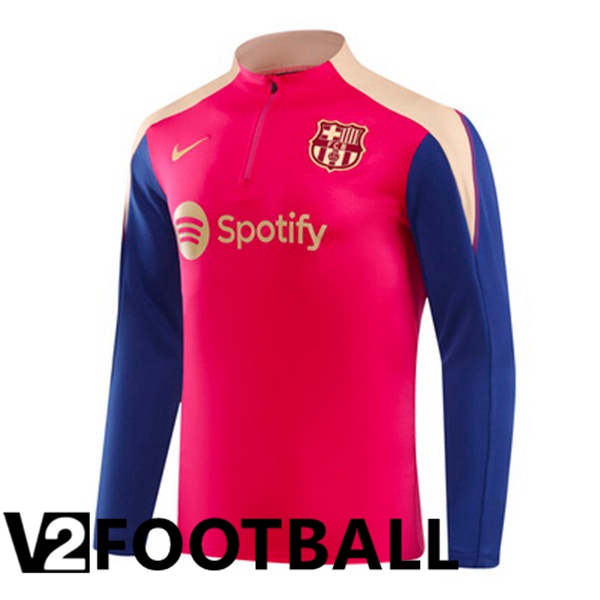 FC Barcelona Training Sweatshirt Pink Blue 2024/2025