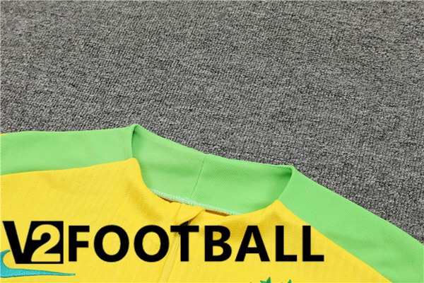 Brazil kit Training Tracksuit Yellow 2024/2025