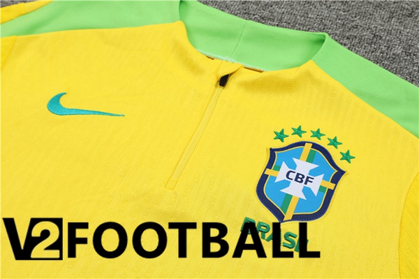 Brazil kit Training Tracksuit Yellow 2024/2025