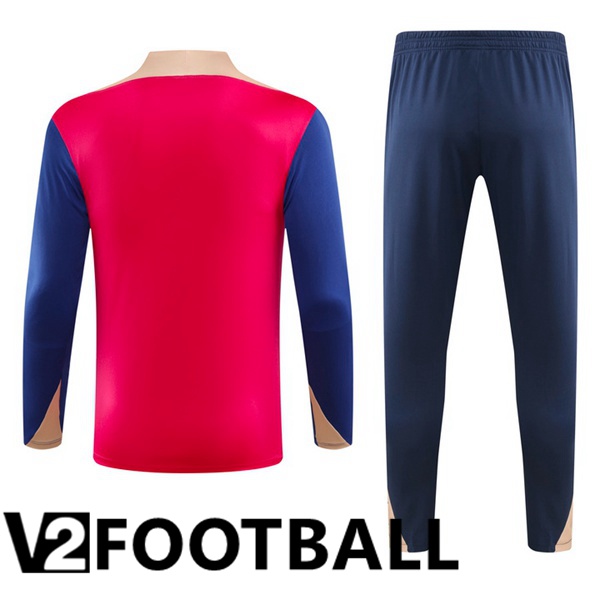 FC Barcelona kit Training Tracksuit Pink Blue 2024/2025