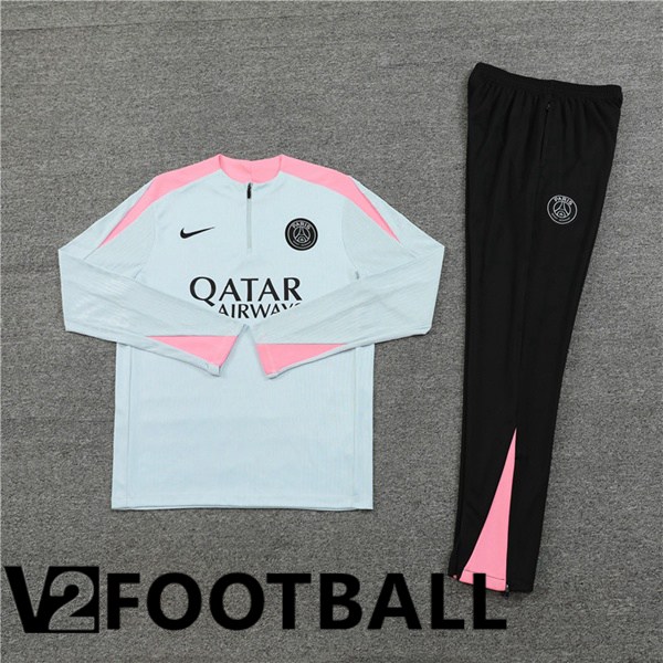 Paris PSG kit Training Tracksuit Grey 2024/2025