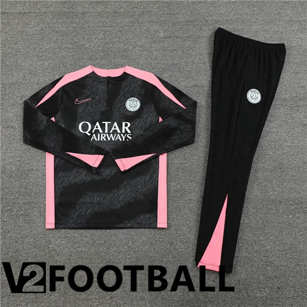 Paris PSG kit Training Tracksuit Black 2024/2025