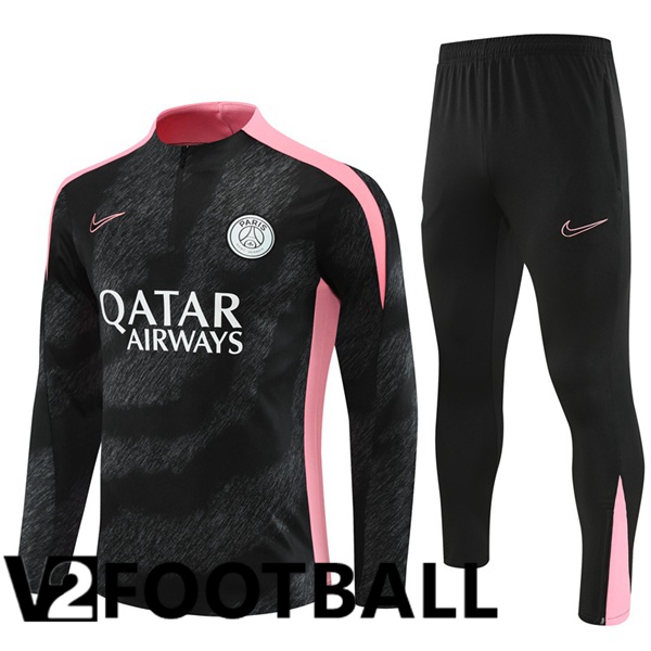 Paris PSG kit Training Tracksuit Black 2024/2025