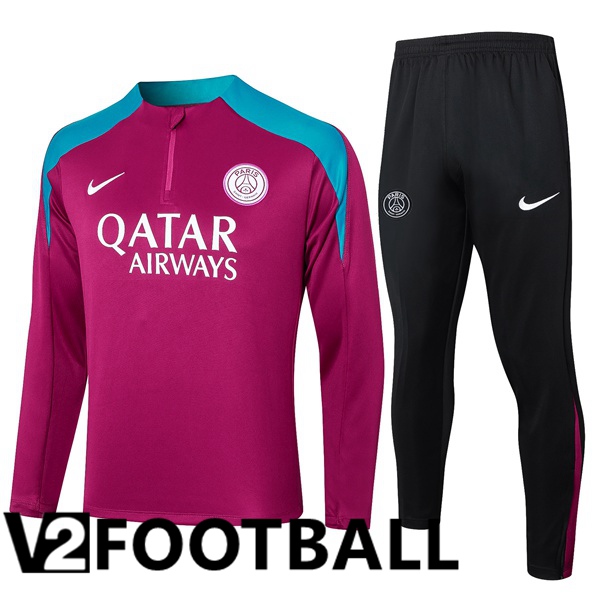 Paris PSG kit Training Tracksuit Purple 2024/2025