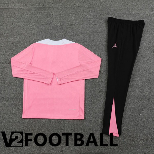 JORDAN Paris PSG kit Training Tracksuit Pink 2024/2025