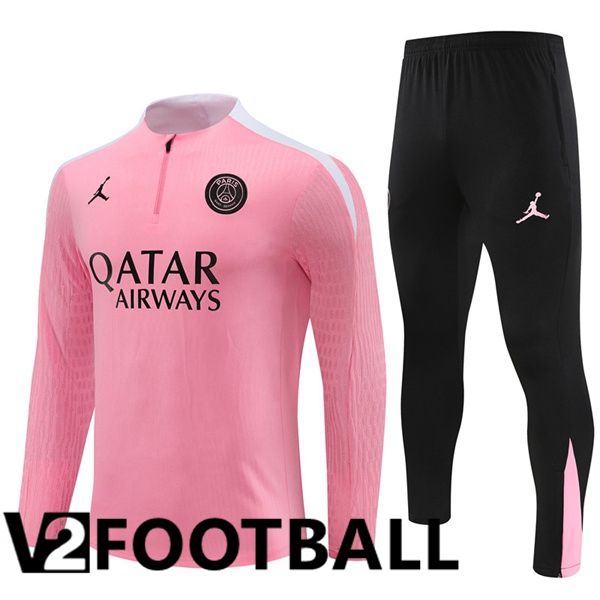 JORDAN Paris PSG kit Training Tracksuit Pink 2024/2025