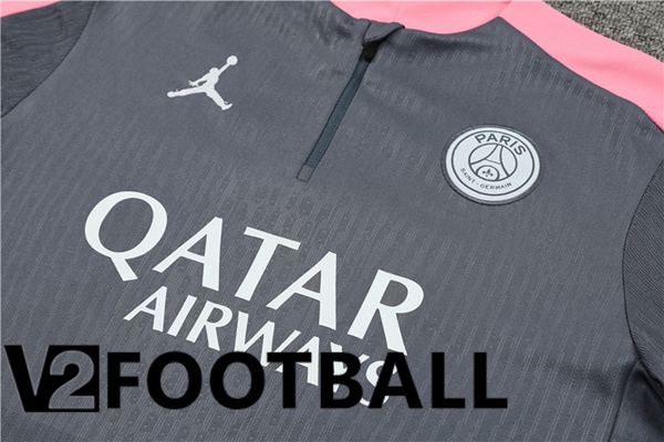 JORDAN Paris PSG kit Training Tracksuit Grey 2024/2025