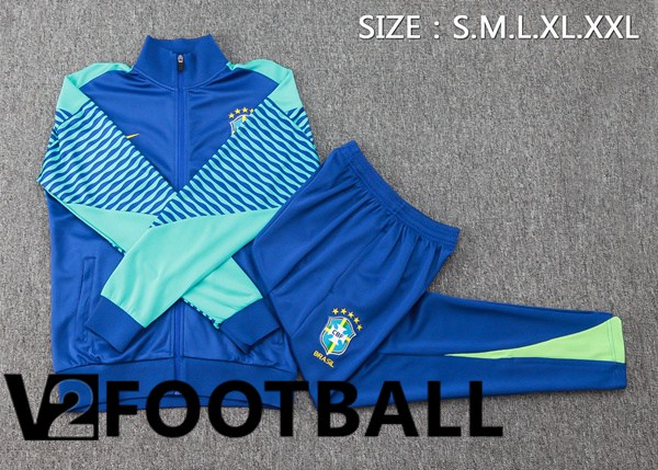 Brazil Training Jacket Suit Blue 2024/2025