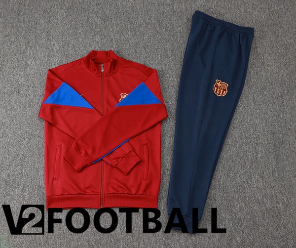 FC Barcelona Training Jacket Suit Red 2024/2025