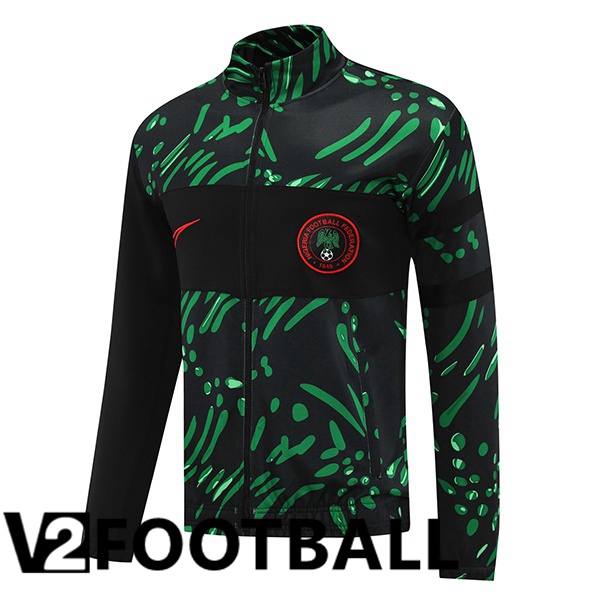 Nigeria Training Jacket Black Green 2024/2025