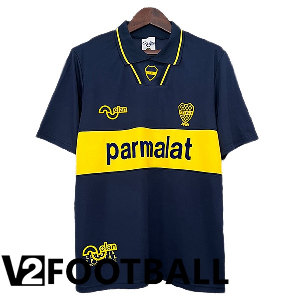 Boca Juniors Retro Home Soccer Shirt Blue Royal 1994-1995