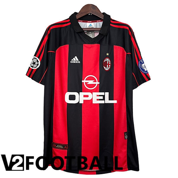 AC Milan Retro Home Soccer Shirt 2000/2001