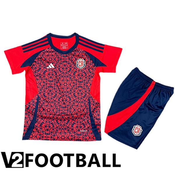 Costa Rica Kids Home Soccer Shirt 2024/2025