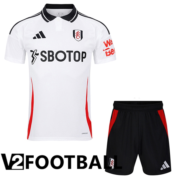 Fulham Kids Home New Soccer Shirt 2024/2025