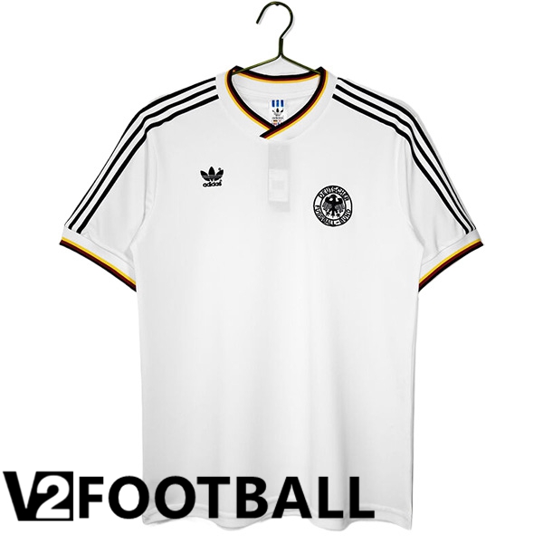 Germany Retro Home Soccer Shirt 1986