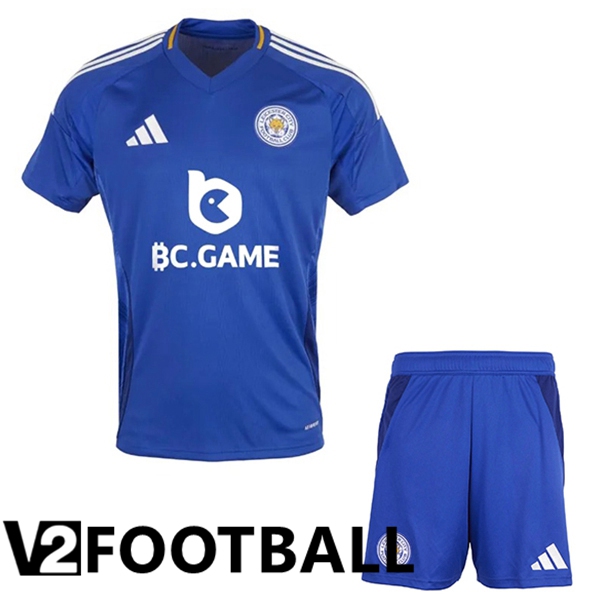 Leicester City Kids Home New Soccer Shirt 2024/2025